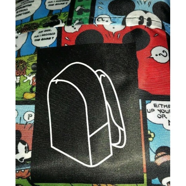Mickey Mouse Foldaway Backpack, Disneyland Paris