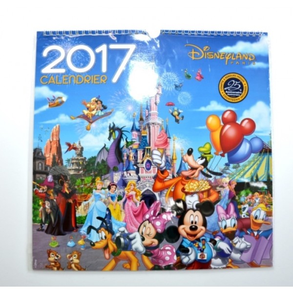 Disneyland Paris 2017 Calendar