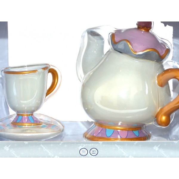 Beauty and the Beast Mrs Potts and Chip Teapot Teacup Saucer Set