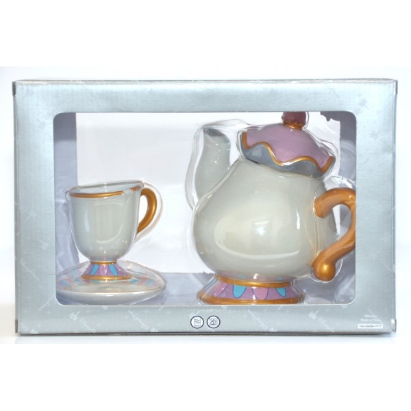 Beauty and the Beast Mrs Potts and Chip Teapot Teacup Saucer Set