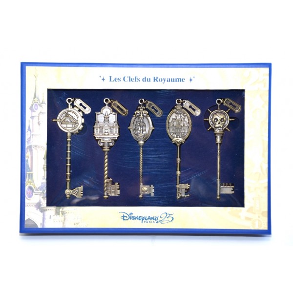 Disneyland Paris 25th Anniversary kingdom keys Limited Edition Set