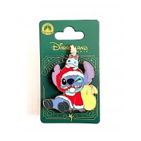 Disneyland Paris Stitch Christmas Souvenir Pin