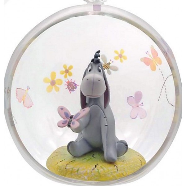 Eeyore Open Globe Hanging Christmas Ornament, Disney