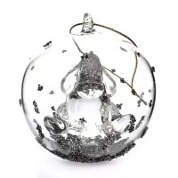Arribas Crystal Collection, Eeyore Christmas Colour bauble