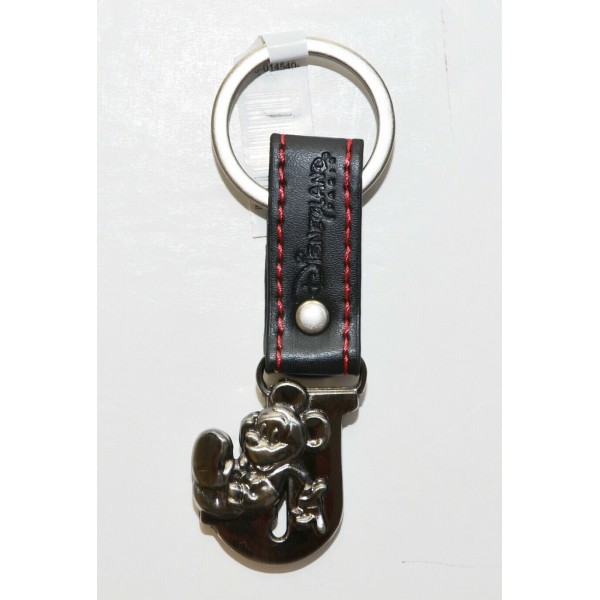 Mickey Mouse Letter initial J keyring, Disneyland Paris 