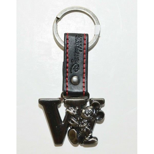 Mickey Mouse Letter initial W keyring, Disneyland Paris 