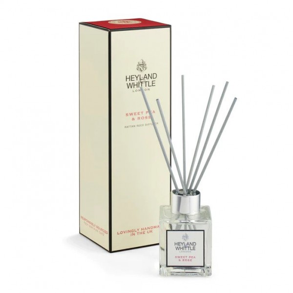 Classic Sweet Pea & Rose Reed Diffuser 100ml - Heyland & Whittle