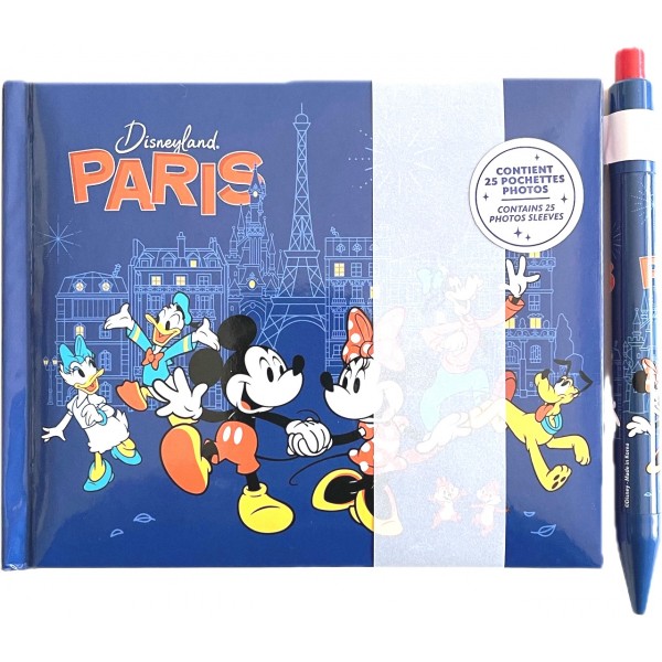 Disneyland Paris 8 Characters Autograph Book 2024 and Pen
