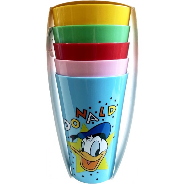 Disneyland Paris set of 5 Characters plastic cups