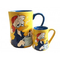 Donald Mornings Mug and espresso cup Set, Disneyland Paris 