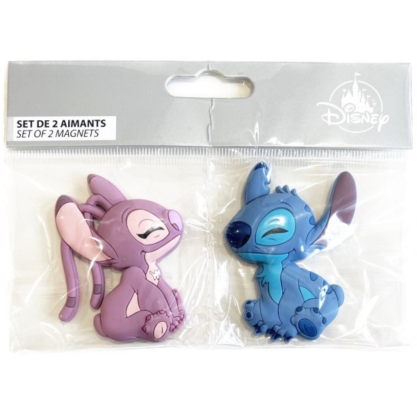 Disneyland Paris Stitch and Angel fridge magnetic Set