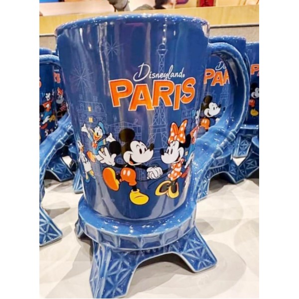 Disneyland Paris Eiffel Tower 3D Mug in blue