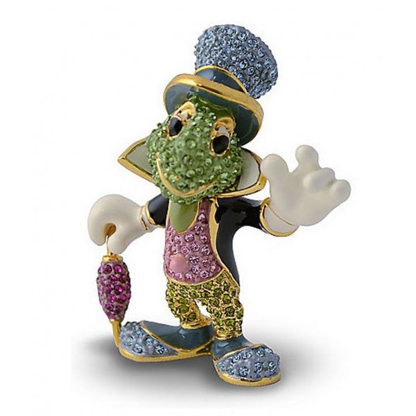 Jiminy Cricket Adorned with crystals, by Arribas Disneyland Paris