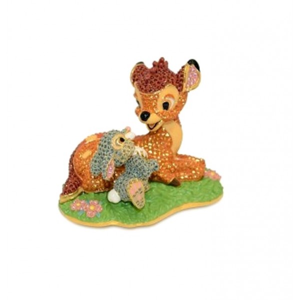 Crystallized Bambi and Thumper figure, by Arribas Collection