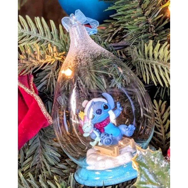 Stitch Limited Edition bauble Christmas ornament in box, Disneyland Paris