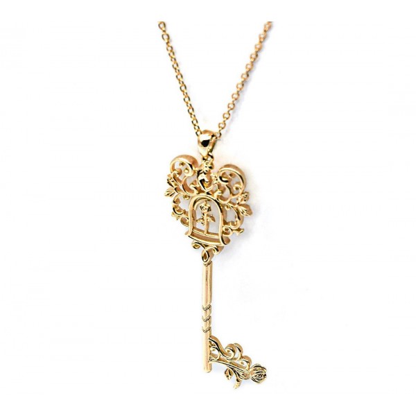  Belle, Beauty and the Beast Key Necklace, by Arribas and Disneyland Paris