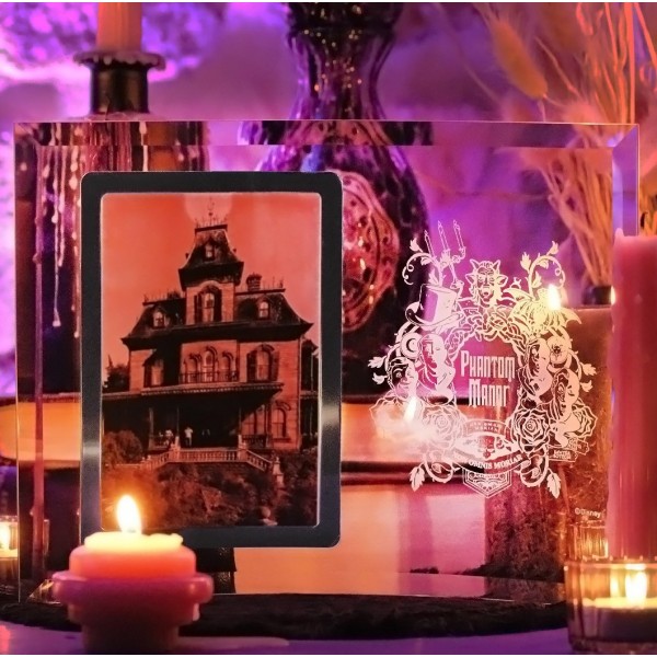 Phantom Manor Glass Photo Frame, by Arribas and Disneyland Paris