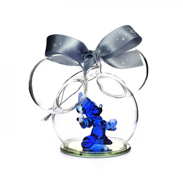 Mickey Fantasia in Blue glass figure, Mickey Icon Bauble, by Arribas Mickey Fantasia in Blue glass figure, Mickey Icon Bauble, by Arribas