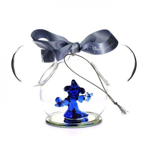 Mickey Fantasia in Blue glass figure, Mickey Icon Bauble, by Arribas Mickey Fantasia in Blue glass figure, Mickey Icon Bauble, by Arribas