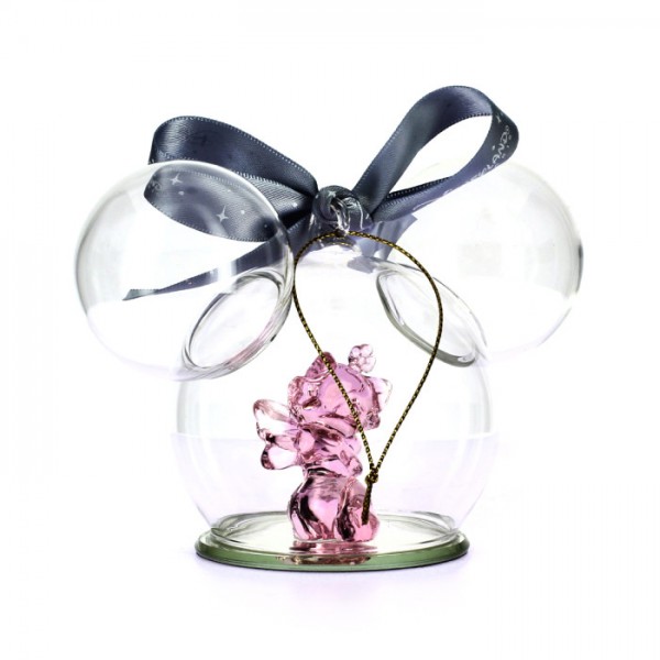 Marie in Pink glass figure, Mickey Icon Bauble, by Arribas Marie in Pink glass figure, Mickey Icon Bauble, by Arribas