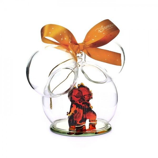 Disneyland Paris Chip & Dale in brown glass figure, Mickey Icon Bauble, by Arribas Disneyland Paris Chip & Dale in brown glass figure, Mickey Icon Bauble, by Arribas