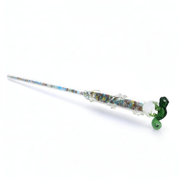 Pascal from Rapunzel glass wand, by Arribas Collection (Customize colors up to 3) Pascal from Rapunzel glass wand, by Arribas Collection (Customize colors up to 3)