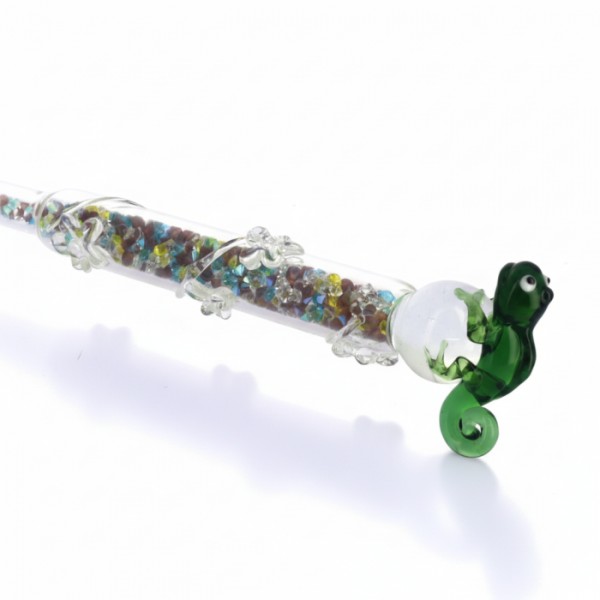 Pascal from Rapunzel glass wand, by Arribas Collection (Customize colors up to 3) Pascal from Rapunzel glass wand, by Arribas Collection (Customize colors up to 3)