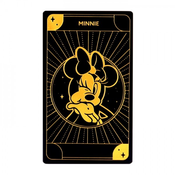Minnie Mouse glass Tarot Game Card, by Arribas Disneyland Paris