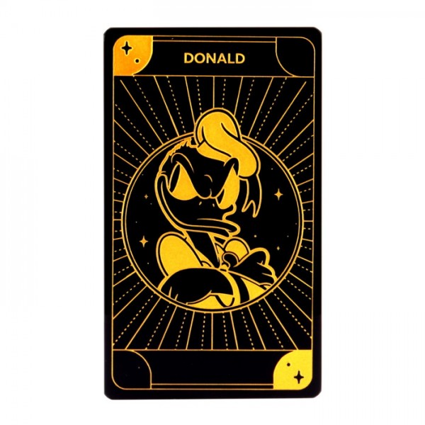 Donald Duck glass Tarot Game Card, by Arribas Disneyland Paris
