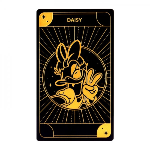 Daisy Duck glass Tarot Game Card, by Arribas Disneyland Paris
