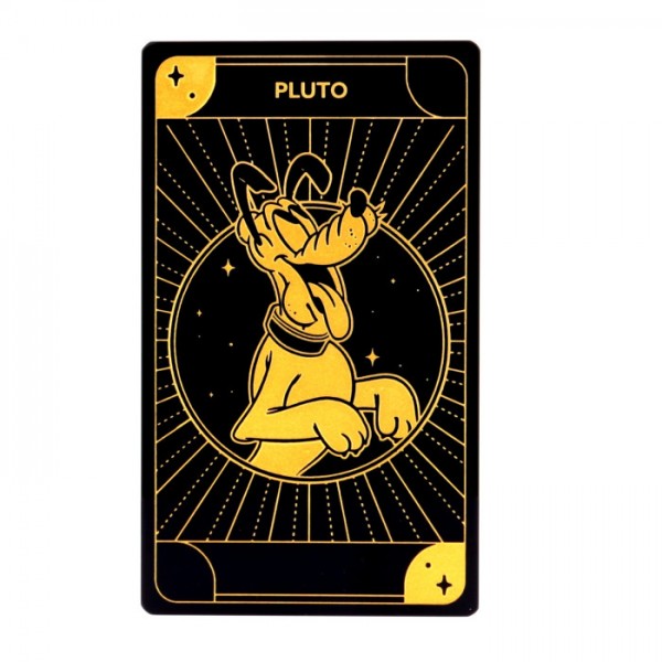 Pluto glass Tarot Game Card, by Arribas Disneyland Paris