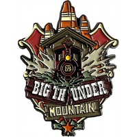 Disneyland Paris Big Thunder Mountain Metal fridge Magnet souvenir