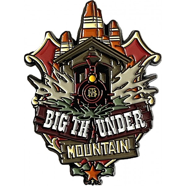 Disneyland Paris Big Thunder Mountain Metal fridge Magnet souvenir