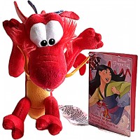 Disneyland Paris Mushu Shoulder Plush magnetic Sitter Soft Toy 