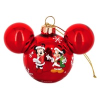 Mickey and Minnie Christmas Tree icon Ornament, by Arribas Disneyland Paris