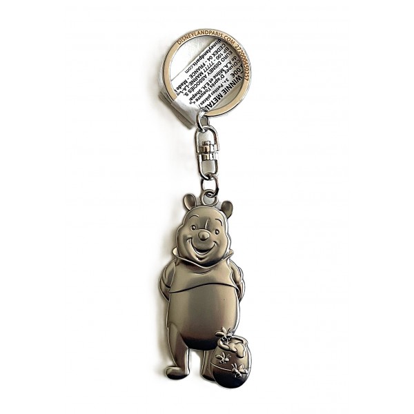 Disney Winnie the Pooh Keychain Metal Plate Keyring