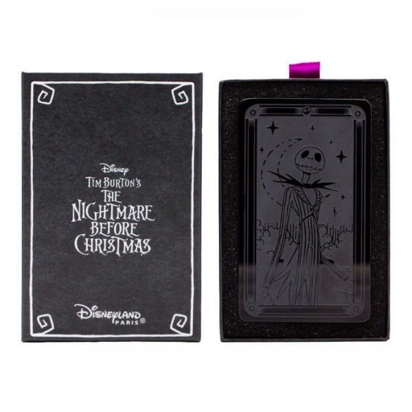Jack Skellington The Nightmare Before Christmas Glass Tarot Card, by Arribas Jack Skellington The Nightmare Before Christmas Glass Tarot Card, by Arribas