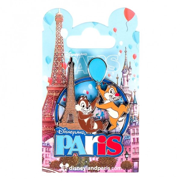 Disneyland Paris Chip and Dale Souvenir Pin