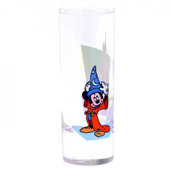 Disneyland Paris Castle and Mickey Fantasia Mouse Shot Glass, by Arribas