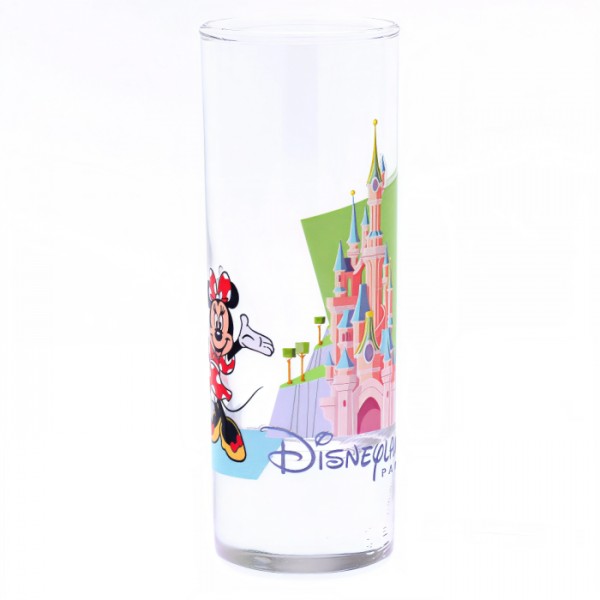 Disneyland Paris Castle and Minnie Mouse Shot Glass, by Arribas Disneyland Paris Castle and Minnie Mouse Shot Glass, by Arribas