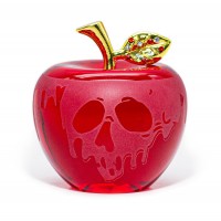 Red glass poisoned Apple small 6cm, by Arribas Disneyland Paris
