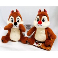 Disneyland Paris Chip and Dale Shoulder Plush Shoulder Sitter Soft Toy set
