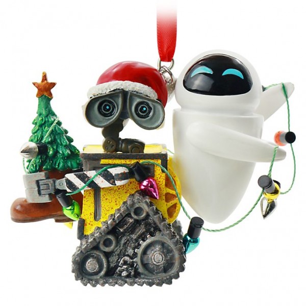WALL-E and EVE Festive Hanging Ornament, Disneyland Paris
