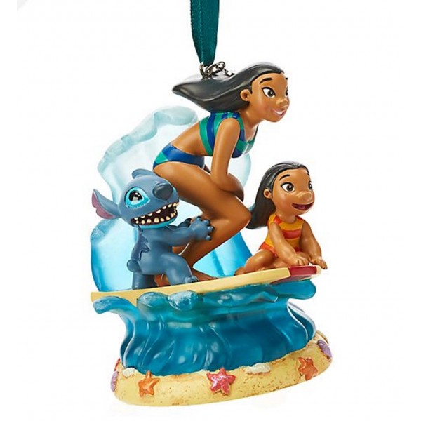 Lilo and Stitch Singing Hanging Christmas Ornament