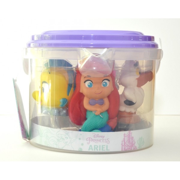 Princess Ariel Squeeze Toys Bath Set, Disneyland Paris
