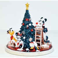 Mickey and Friends Christmas Musical Figurine