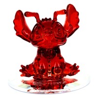 Leroy glass figurine in red from Stitch, by Arribas and Disneyland Paris