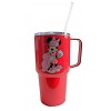 Straw Travel Mug Tumbler - Minnie Mouse - Mornings - "My Bed is my Happy Place", Disneyland Paris Straw Travel Mug Tumbler - Minnie Mouse - Mornings - "My Bed is my Happy Place", Disneyland Paris