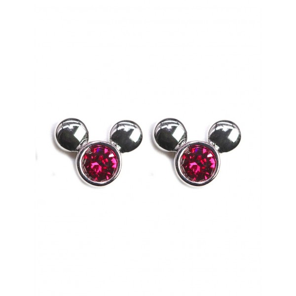 Disneyland Paris Ruby Mickey Mouse earrings, by Arribas