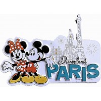 Disneyland Paris Mickey and Minnie fridge magnet